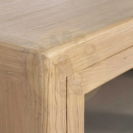 Aparador de madera de olmo reciclada para salón 200x44x85cm - Ixia - 616205IX - foto-secundaria-4