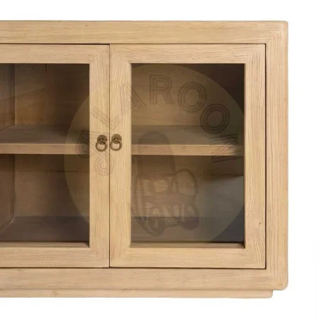 Aparador de madera de olmo reciclada para salón 200x44x85cm - Ixia - 616205IX - foto-secundaria-7