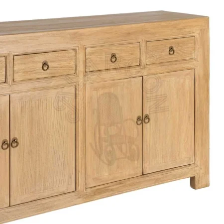 Aparador de madera de pino reciclada para salón con puertas y cajones 240x44x94cm - Ixia - 616206IX - foto-secundaria-2