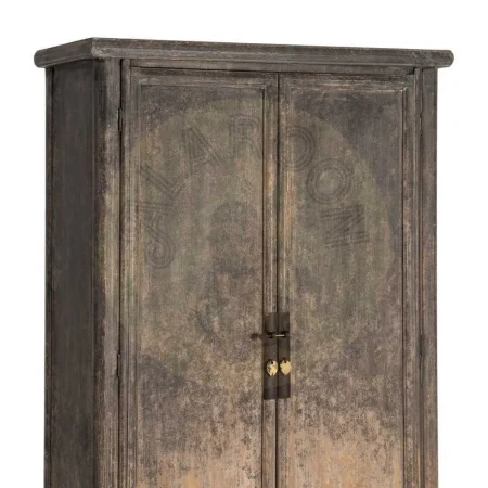Armario de madera de pino reciclada para dormitorio con puertas y cajones 100x45x190cm - Ixia - 616208IX - foto-secundaria-3
