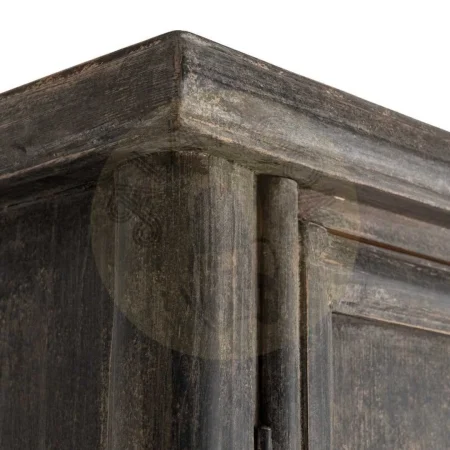 Armario de madera de pino reciclada para dormitorio con puertas y cajones 100x45x190cm - Ixia - 616208IX - foto-secundaria-6