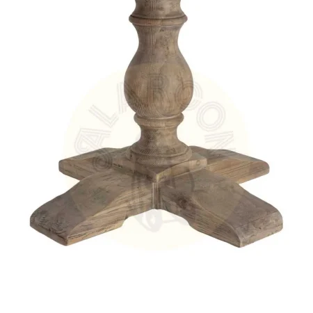 Mesa de comedor en madera de pino reciclada para salón 140x140x76cm - Ixia - 616220IX - foto-secundaria-5