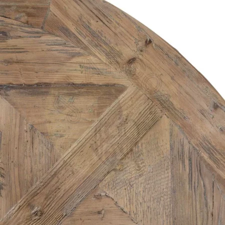 Mesa de comedor en madera de pino reciclada para salón 140x140x76cm - Ixia - 616220IX - foto-secundaria-6