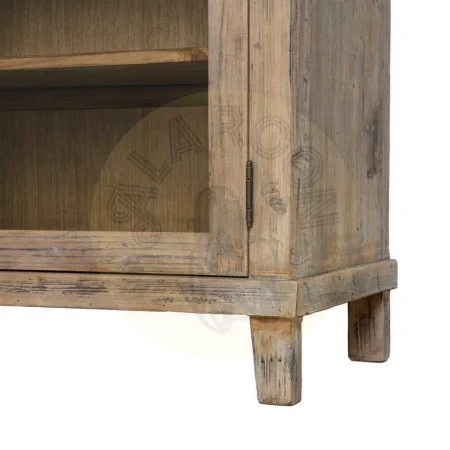 Aparador en madera de pino reciclada para salón con cajones y puertas 200x42x88cm - Ixia - 616221IX - foto-secundaria-7