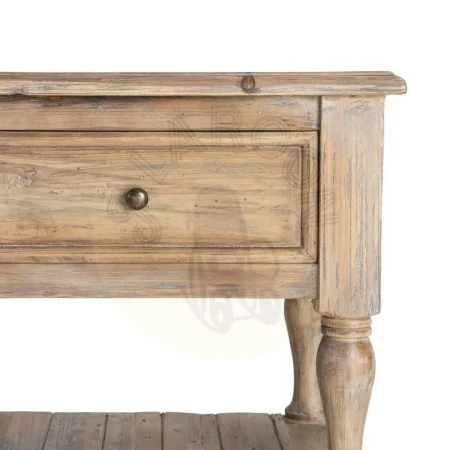 Aparador para salón en madera de pino reciclada y cristal con cajones y puertas 180x45x88cm - Ixia - 616222IX - foto-secundaria-6