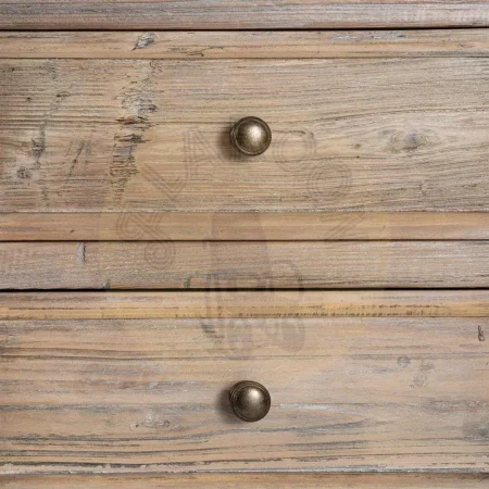 Aparador en madera de pino reciclada y cristal para salón 220x45x80cm - Ixia - 616225IX - foto-secundaria-6