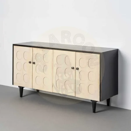 Aparador madera reciclada de pino para salón - Ixia 160x45x80cm - Ixia - 616227IX - foto-secundaria-9