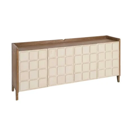 Aparador de madera reciclada de pino para salón - Ixia 180x45x78cm - Ixia - 616228IX - foto-blanco