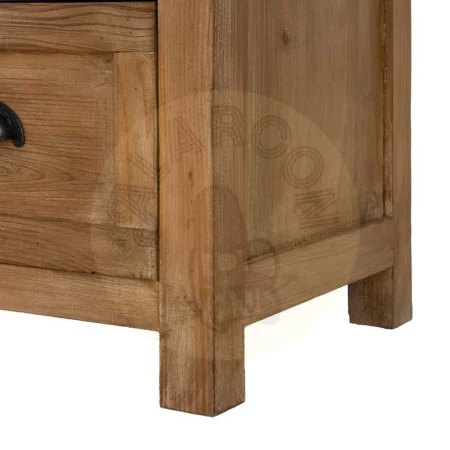 Mueble recibidor en madera reciclada de pino con 6 cajones 160x40x90cm - Ixia - 616229IX - foto-secundaria-6