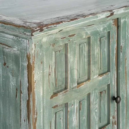 Aparador de madera reciclada para salón con puertas y patas elevadas - Ixia 160x46x112cm - Ixia - 616231IX - foto-secundaria-3