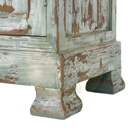 Alacena en madera reciclada de pino y cristal para salón con puertas y cajones 120x47x218cm - Ixia - 616233IX - foto-secundaria-10