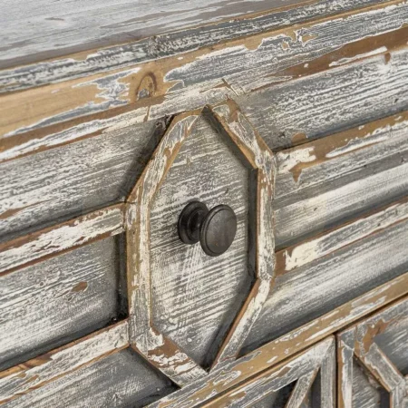 Aparador de madera reciclada de pino para salón con cajones patas 11cm - Ixia 180x45x80cm - Ixia - 616235IX - foto-secundaria-4