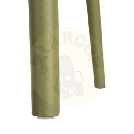 Silla apilable de polipropileno para exterior color verde con cojín resistente al agua 55x61x80cm - Ixia - 616254IX - foto-secundaria-8