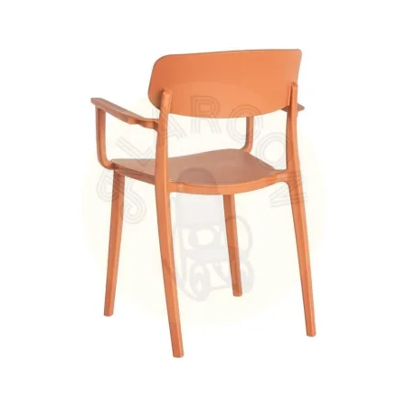 Silla apilable teja de polipropileno apta para exterior uso contract 51.50x51x80cm - Ixia - 616260IX - foto-secundaria-2