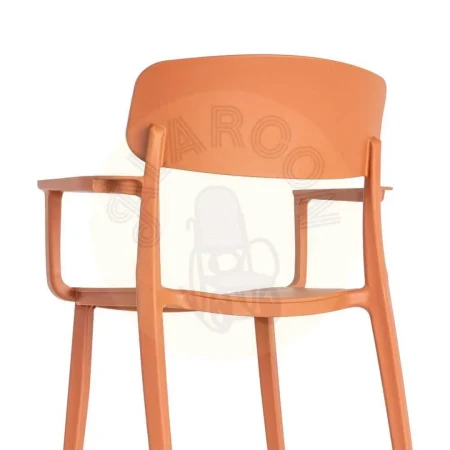 Silla apilable teja de polipropileno apta para exterior uso contract 51.50x51x80cm - Ixia - 616260IX - foto-secundaria-9
