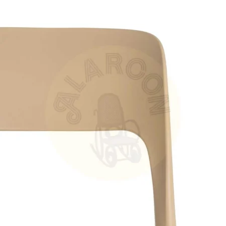 Silla apilable caqui de PP para exterior y uso contract con protección UV 58x41x82cm - Ixia - 616262IX - foto-secundaria-4