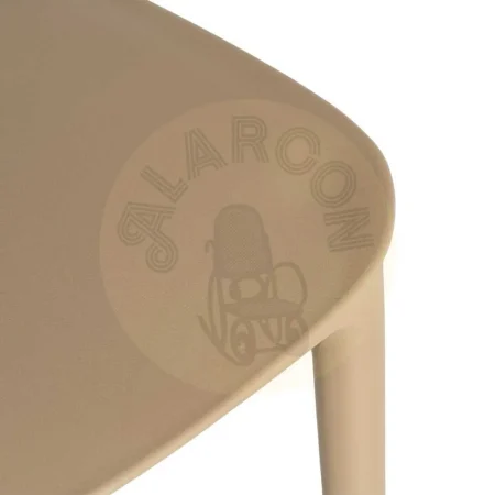 Silla apilable caqui de PP para exterior y uso contract con protección UV 58x41x82cm - Ixia - 616262IX - foto-secundaria-7