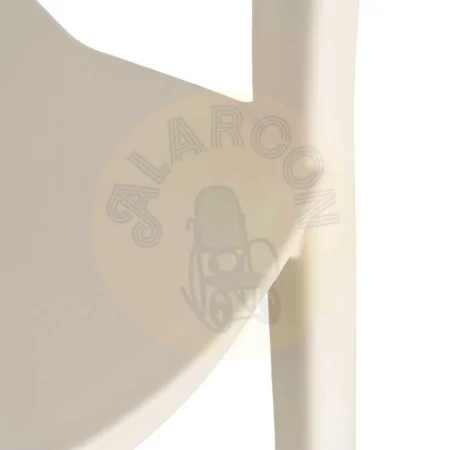 Silla apilable en polipropileno color crema protección UV apta para exterior y uso contract 52x52x80cm - Ixia - 616266IX - foto-secundaria-7