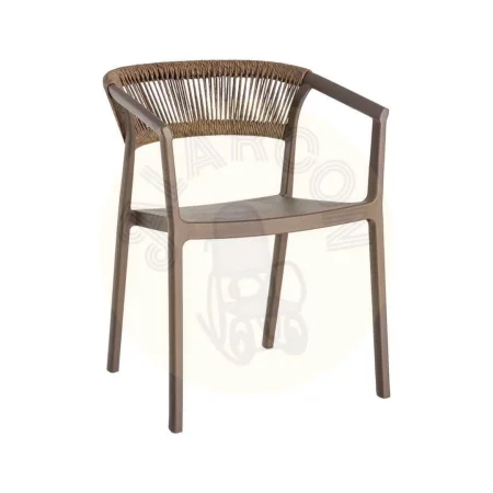 Silla apilable de polipropileno con cuerda de polietileno y protección UV 56x54x75.50cm - Ixia - 616272IX - foto-secundaria-10
