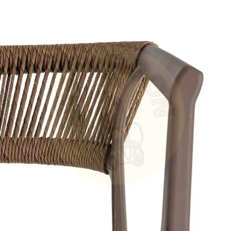 Silla apilable de polipropileno con cuerda de polietileno y protección UV 56x54x75.50cm - Ixia - 616272IX - foto-secundaria-4