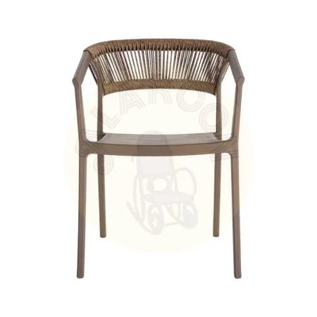Silla apilable de polipropileno con cuerda de polietileno y protección UV 56x54x75.50cm - Ixia - 616272IX - foto-secundaria-6