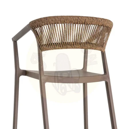 Silla apilable de polipropileno con cuerda de polietileno y protección UV 56x54x75.50cm - Ixia - 616272IX - foto-secundaria-9