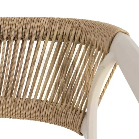 Taburete-silla de polipropileno y cuerda beige 55.80x59.80x104.50cm - Ixia - 616274IX - foto-secundaria-10