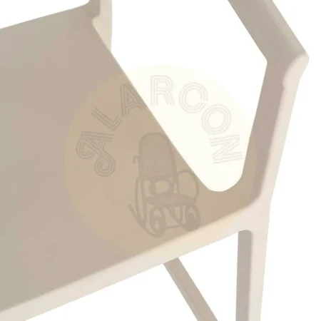 Taburete-silla de polipropileno y cuerda beige 55.80x59.80x104.50cm - Ixia - 616274IX - foto-secundaria-11