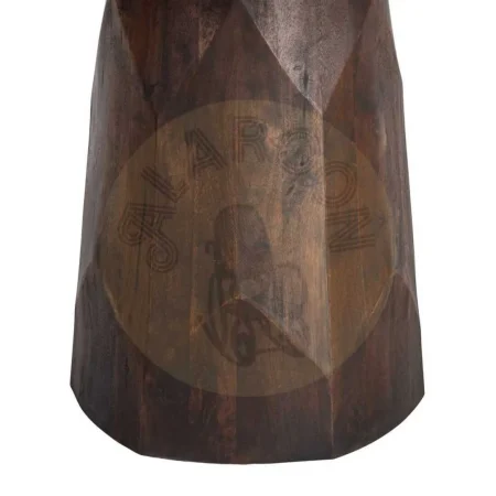 Mesa de comedor en madera de mango con sobre de mármol 120x120x77cm - Ixia - 616284IX - foto-secundaria-3