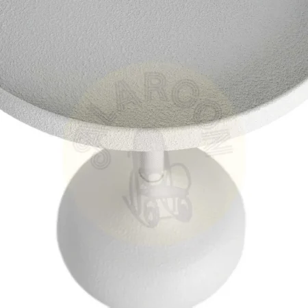 Mesita auxiliar blanca de metal 40x40x57cm - Ixia - 616341IX - foto-secundaria-4