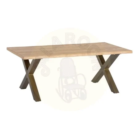 Mesa de centro para salón en DM y metal 110x60x43cm - Ixia - 616378IX - foto-secundaria-6