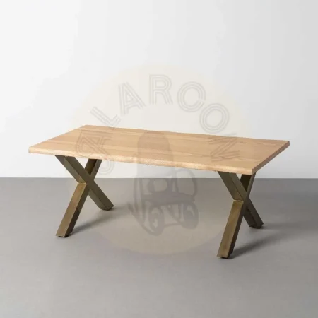 Mesa de centro para salón en DM y metal 110x60x43cm - Ixia - 616378IX - foto-secundaria-8
