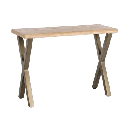 Consola de entrada en DM y metal tablero 4cm 110x45x79cm - Ixia - 616379IX - foto-blanco