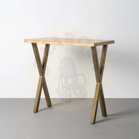 Mesa alta de salón en DM y metal 110x60x106cm - Ixia - 616380IX - foto-secundaria-8