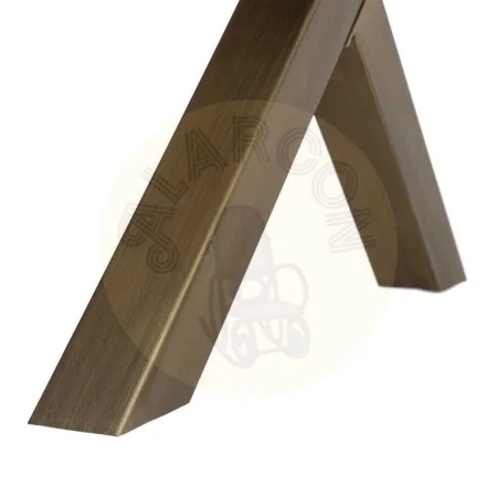 Mesa de comedor en DM y metal con tablero 4cm 180x90x77cm - Ixia - 616381IX - foto-secundaria-5