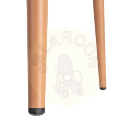 Silla apilable aluminio y ratán PE terracota apta para exterior 57x60x77.50cm - Ixia - 616386IX - foto-secundaria-8