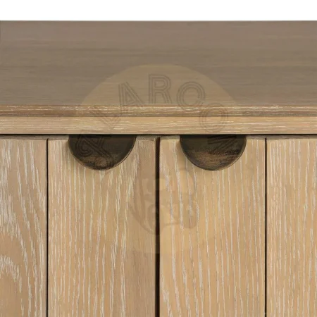 Aparador madera de roble natural para salón con zócalo 5cm - Ixia 208x54x65.50cm - Ixia - 616388IX - foto-secundaria-5