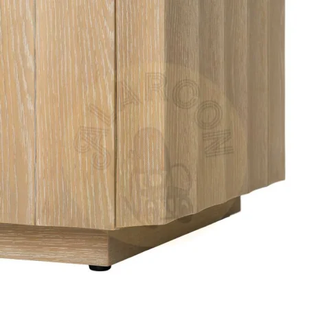 Aparador madera de roble natural para salón con zócalo 5cm - Ixia 208x54x65.50cm - Ixia - 616388IX - foto-secundaria-8