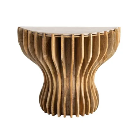 Consola en madera de mango y mármol para salón 92x40x76cm - Ixia - 616442IX - foto-blanco