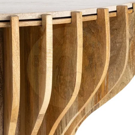 Consola en madera de mango y mármol para salón 92x40x76cm - Ixia - 616442IX - foto-secundaria-6