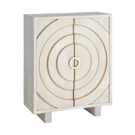 Armario estilo cabinet de madera de mango para salón 91.50x40x113cm - Ixia - 616446IX - foto-blanco