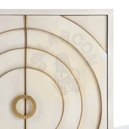 Armario estilo cabinet de madera de mango para salón 91.50x40x113cm - Ixia - 616446IX - foto-secundaria-7