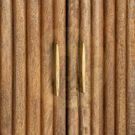 Aparador en madera de mango para salón con puertas y patas 7cm - Ixia 152x40x78cm - Ixia - 616448IX - foto-secundaria-5