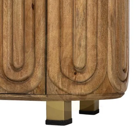 Aparador en madera de mango para salón con puertas y patas 7cm - Ixia 152x40x78cm - Ixia - 616448IX - foto-secundaria-8