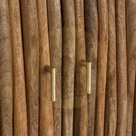 Aparador de madera de mango para salón con puertas - Ixia 148x39x78cm - Ixia - 616449IX - foto-secundaria-5