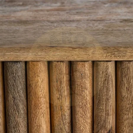 Aparador de madera de mango para salón con puertas - Ixia 148x39x78cm - Ixia - 616449IX - foto-secundaria-6