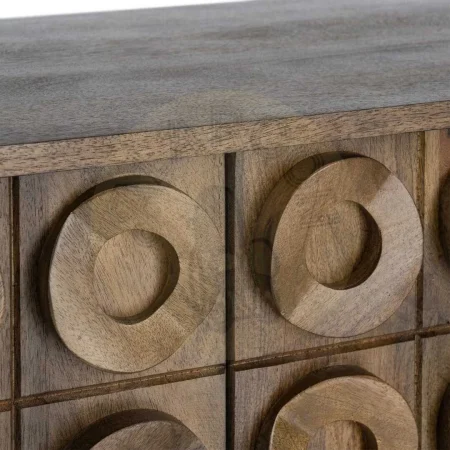 Aparador de madera de mango para salón con puertas - Ixia 147x42x76cm - Ixia - 616451IX - foto-secundaria-4