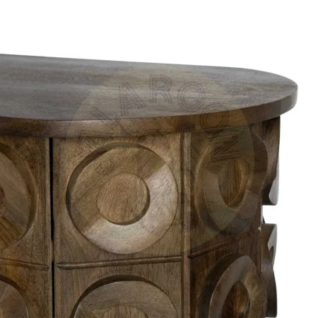 Aparador de madera de mango para salón con puertas - Ixia 147x42x76cm - Ixia - 616451IX - foto-secundaria-5