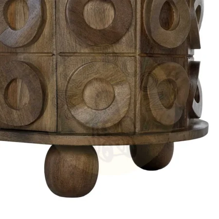 Aparador de madera de mango para salón con puertas - Ixia 147x42x76cm - Ixia - 616451IX - foto-secundaria-8