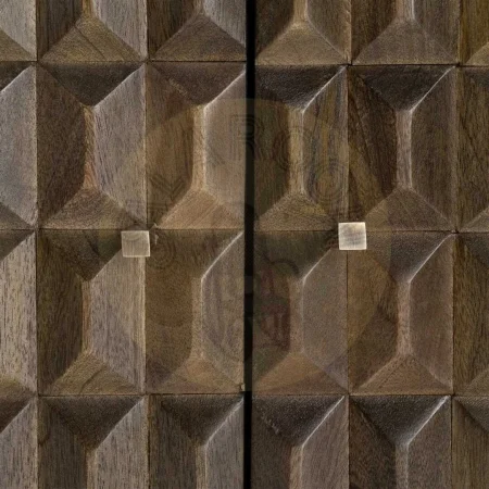 Aparador de madera de mango y mármol para salón - Ixia 154x40x76cm - Ixia - 616452IX - foto-secundaria-8